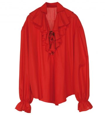 chemise pirate femme, chemise renaissance femme, chemise médiévale, accessoire déguisement médiéval femme, accessoire femme médiévale déguisement, accessoire pirate femme déguisement, accessoire déguisement pirate femme Chemise Pirate, Médiévale et Renaissance, Rouge