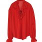 chemise pirate femme, chemise renaissance femme, chemise médiévale, accessoire déguisement médiéval femme, accessoire femme médiévale déguisement, accessoire pirate femme déguisement, accessoire déguisement pirate femme Chemise Pirate, Médiévale et Renaissance, Rouge