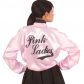 blouson pink ladies, déguisement années 60, déguisement grease, déguisement années 50, accessoire déguisement rock'n'roll, accessoire déguisement femme Déguisement Grease, Blouson Pink Ladies Années 60