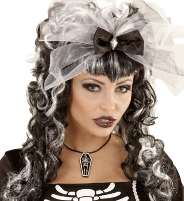 collier cerceuil, bijoux halloween, accessoires halloween pas cher, collier pour halloween, bijoux