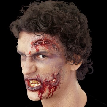 maquillage halloween, fausses blessures halloween, blessures réalistes halloween, maquillage halloween réaliste, blessures halloween réalistes, fausses blessures halloween, effets spéciaux maquillage halloween, blessures cinema secret, maquillage blessure halloween, cicatrices plaies ouvertes halloween Blessure Cinema Secrets®, FX, Plaies Ouvertes