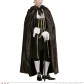 cape noire halloween, cape halloween adulte, cape satin noir déguisement, cape déguisement halloween, cape adulte halloween, cape noire adulte halloween, cape noire à capuche déguisement, cape capuche déguisement, cape carnaval de venise Cape Noire à Large Capuche, Satin