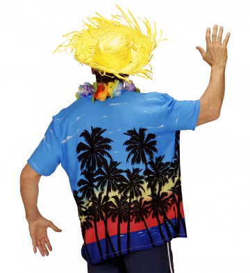 chemise palmiers déguisement, chemise hawaïenne, chemise hawaï déguisement, déguisement hawaï adulte, déguisement hawaï homme, chemise à fleurs déguisement Chemise Hawaïenne, Palm Beach