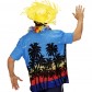chemise palmiers déguisement, chemise hawaïenne, chemise hawaï déguisement, déguisement hawaï adulte, déguisement hawaï homme, chemise à fleurs déguisement Chemise Hawaïenne, Palm Beach