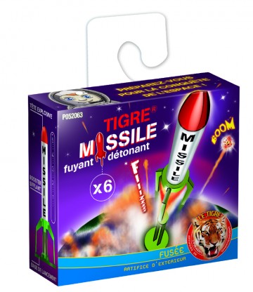 pétards, pétards et fumigènes, pyragric, acheter des pétards à paris Pétards, Tigre Missile