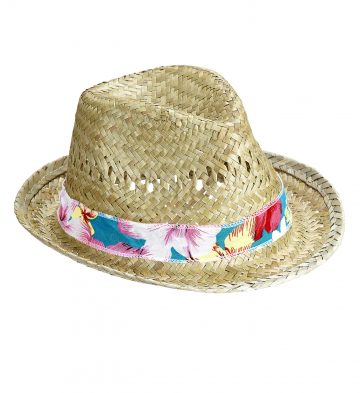 chapeau en paille, chapeau hawaïen, chapeau hawaï, chapeau borsalino paille, chapeau paris Chapeau de Paille Beach Boy Hawaï