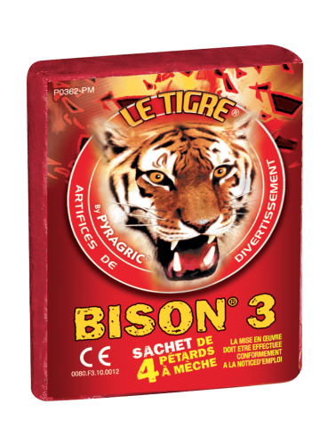 pétards, pétards et fumigènes, pyragric, acheter des pétards à paris, pétards bisons, pétards le tigre Pétards, Le Tigre Bison 3