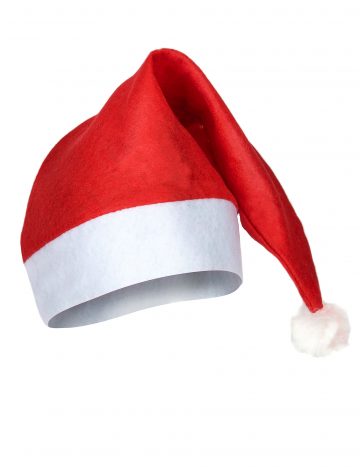 bonnet de noel, chapeau de noel, bonnet de père noel, bonnet noel lumineux, bonnet noel clignotant, bonnet de pere noel, accessoire pere noel déguisement, bonnet rouge noel, bonnet classique noel, bonnet original pere noel, bonnet Père Noël Bonnet de Père Noël, en Feutrine et Pompon Fausse Fourrure