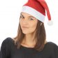 bonnet de noel, chapeau de noel, bonnet de père noel, bonnet noel lumineux, bonnet noel clignotant, bonnet de pere noel, accessoire pere noel déguisement, bonnet rouge noel, bonnet classique noel, bonnet original pere noel, bonnet Père Noël Bonnet de Père Noël, en Feutrine et Pompon Fausse Fourrure