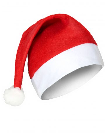 bonnet de noel, chapeau de noel, bonnet de père noel, bonnet noel lumineux, bonnet noel clignotant, bonnet de pere noel, accessoire pere noel déguisement, bonnet rouge noel, bonnet classique noel, bonnet original pere noel, bonnet Père Noël Bonnet de Père Noël, en Feutrine et Pompon Fausse Fourrure