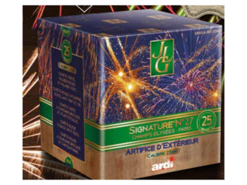 feux d'artifice automatiques, achat feux d'artifice paris, feux d'artifices compacts, feux d'artifices ARDI, feux d'artifice pas cher, feux d'artifices pour particuliers Feux d’Artifices Compacts, Signature 27