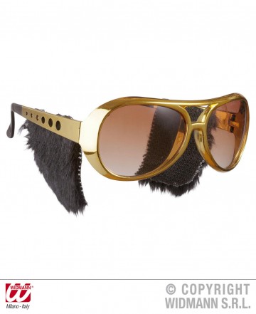 lunettes de déguisement, lunettes de fêtes, lunettes soirée déguisée, accessoires lunettes,lunettes fantaisie, lunettes pas chères, lunettes elvis, lunettes rock, lunettes king, lunettes elvis pattes Lunettes Elvis avec Pattes