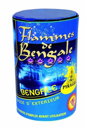 feux de bengale, pétards, pétards et fumigènes, pyragric, acheter des pétards à paris Flamme de Bengale, Bleue