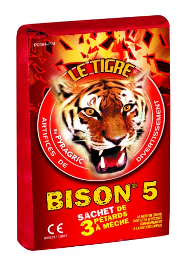 pétards, pétards et fumigènes, pyragric, acheter des pétards à paris Pétards, Le Tigre Bison 5
