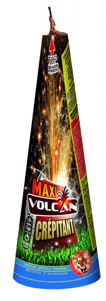 feux d'artifice automatique, feux d'artifice de proximité, feux d'artifices volcans, achat feux d'artifice paris, feux d'artifices pyragric Feux d’Artifices, Volcans, Maxi Volcan Crépitant