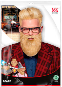 barbe blonde, postiche, fausse barbe