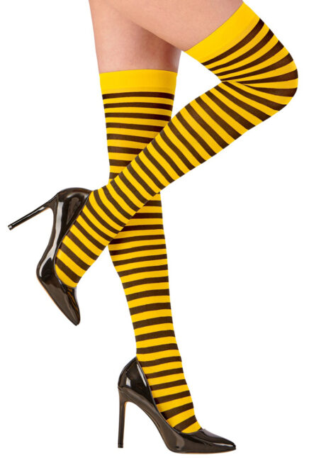 chaussettes abeille, bas abeille, collants abeille, Bas, Chaussettes Hautes, d’Abeille