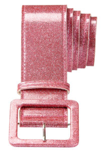 ceinture paillette, ceinture déguisement, ceinture disco, accessoire disco, ceinture rose