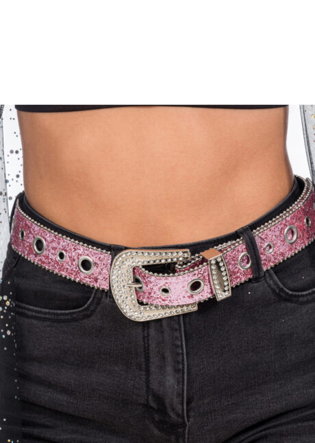 ceinture rose paillettes, ceinture coachella, ceinture strass, Ceinture Rose, Paillettes et Strass