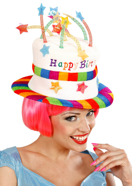 chapeau anniversaire, chapeau gâteau d'anniversaire, accessoire pour anniversaire, chapeau bougies, Chapeau Anniversaire avec Bougies