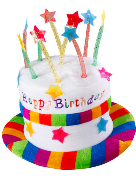 chapeau anniversaire, chapeau gâteau d'anniversaire, accessoire pour anniversaire, chapeau bougies, Chapeau Anniversaire avec Bougies