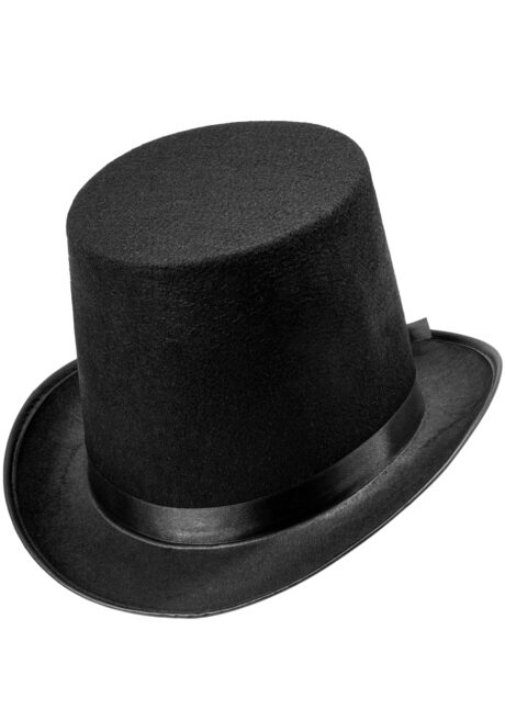 chapeau haut de forme, chapeau années 30, haut de forme noir, Chapeau Haut de Forme, Maxi, Noir