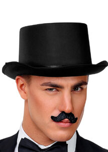 chapeau haut de forme, chapeau années 30, haut de forme noir, Chapeau Haut de Forme, Feutre Noir