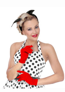 gants rouges, gants de couleur, accessoires gants déguisement, gants homme déguisement, accessoire déguisement, gants déguisement