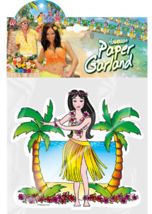 guirlande Hawaï, guirlande décorations hawaiiennes, guirlande décorations tropiques, guirlandes décorations jardins
