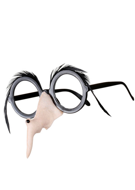 lunettes nez de sorcière, accessoire déguisement sorcière, Lunettes Sorcière avec Nez