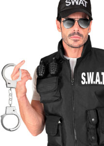 menottes en métal, menottes police déguisement