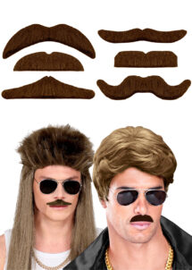 fausses moustaches, postiche, moustache postiche,