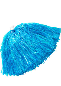 pompon de pom pom girl, pompon bleu de cheerleader, Pompon de Pom Pom Girl, Anneaux, Bleu