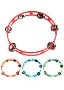 tambourin en plastique, accessoire déguisement musique, accessoire tambourin de déguisement, accessoire clown déguisement