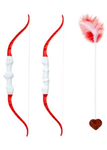 arc de cupidon, faux arc, arc de déguisement, accessoire déguisement, accessoire saint valentin