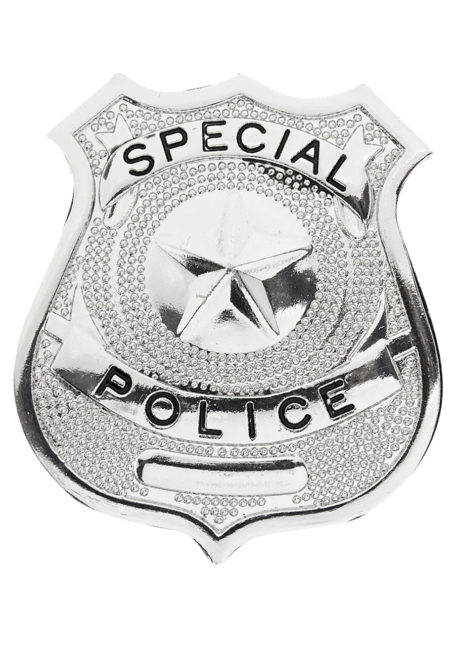 insigne de police, badge de police, Badge Special Police, Argent