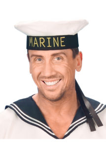 bob marine, béret de marin, chapeau de marin, chapeau de matelot, accessoire déguisement marin, Bob de la Marine