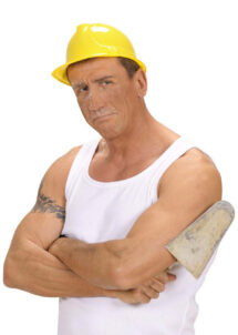 casque de chantier, casque de chantier en plastique, casque jaune de chantier, Casque de Chantier