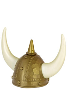 casque viking, casques de viking, casques à pointes, accessoires déguisement viking, Casque de Viking, Or Bronze