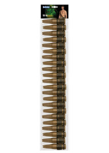 cartouchière, ceinture de balles, accessoire déguisement militaire, fausses cartouches, fausses balles