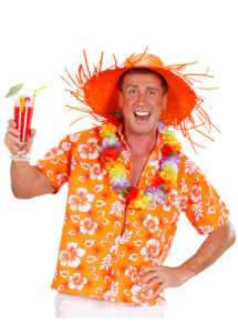 chapeau hawaï, chapeau hawaïen, accessoires hawaï, accessoires pour soirée hawaïenne, chapeaux de paille, accessoires chapeaux