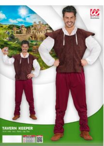 déguisement tavernier, déguisement aubergiste, costume de tavernier, Déguisement Tavernier Médiéval