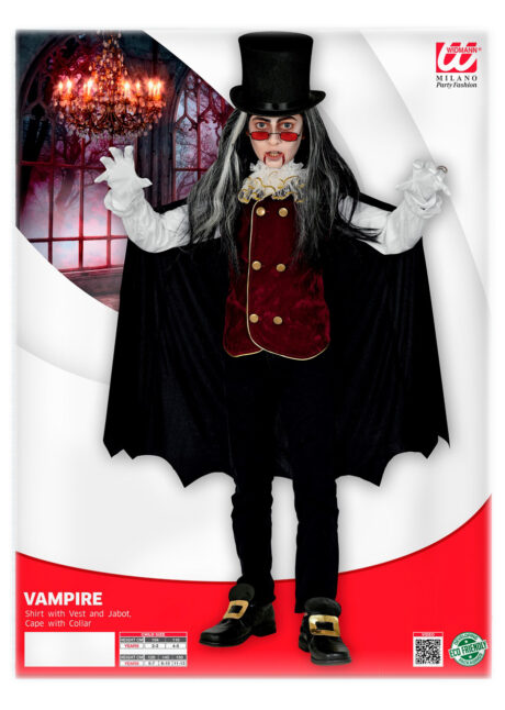 déguisement dracula garçon, déguisement vampire garçon, déguisement halloween garçon, Déguisement de Vampire Dracula, Garçon