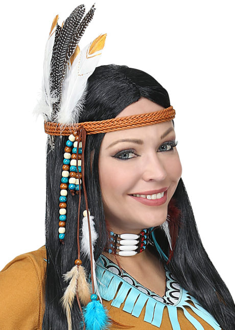 plumes d'indiens, accessoires déguisement indiens, coiffes d'indiens, plumes pour indien, Plumes d’Indien, x 12