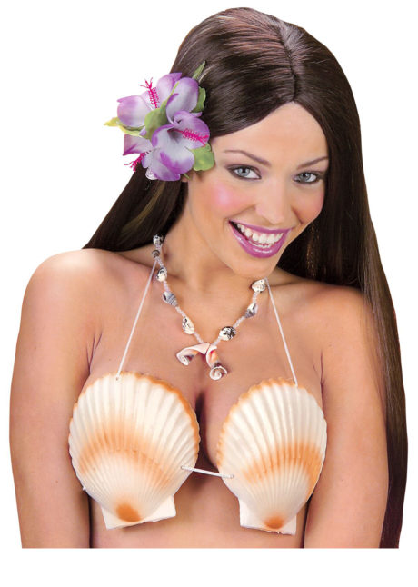 Soutien gorge coquillage, accessoire déguisement hawaï, accessoire hawaï déguisement, soutien gorge coquillage hawaï, Soutien Gorge Coquillages