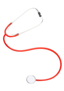 accessoire stéthoscope déguisement, accessoire infirmière déguisement, accessoire déguisement infirmière, faux stéthoscope déguisement, accessoire déguisement chirurgien,, Stéthoscope, Rouge et Argenté