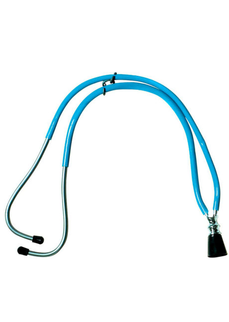 accessoire stéthoscope déguisement, accessoire infirmière déguisement, accessoire déguisement infirmière, faux stéthoscope déguisement, accessoire déguisement chirurgien,, Stéthoscope, Bleu