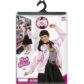blouson pink ladies, déguisement années 60, déguisement grease, déguisement années 50, accessoire déguisement rock'n'roll, accessoire déguisement femme Déguisement Grease, Blouson Pink Ladies Années 60