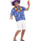 chemise hawaï homme, chemise hawaïenne homme, accessoire hawaï déguisement, soirée hawaï, accessoire déguisement soirée tropicale, colliers hawaïens, déguisement hawaïen homme Chemise Hawaïenne, Bleue