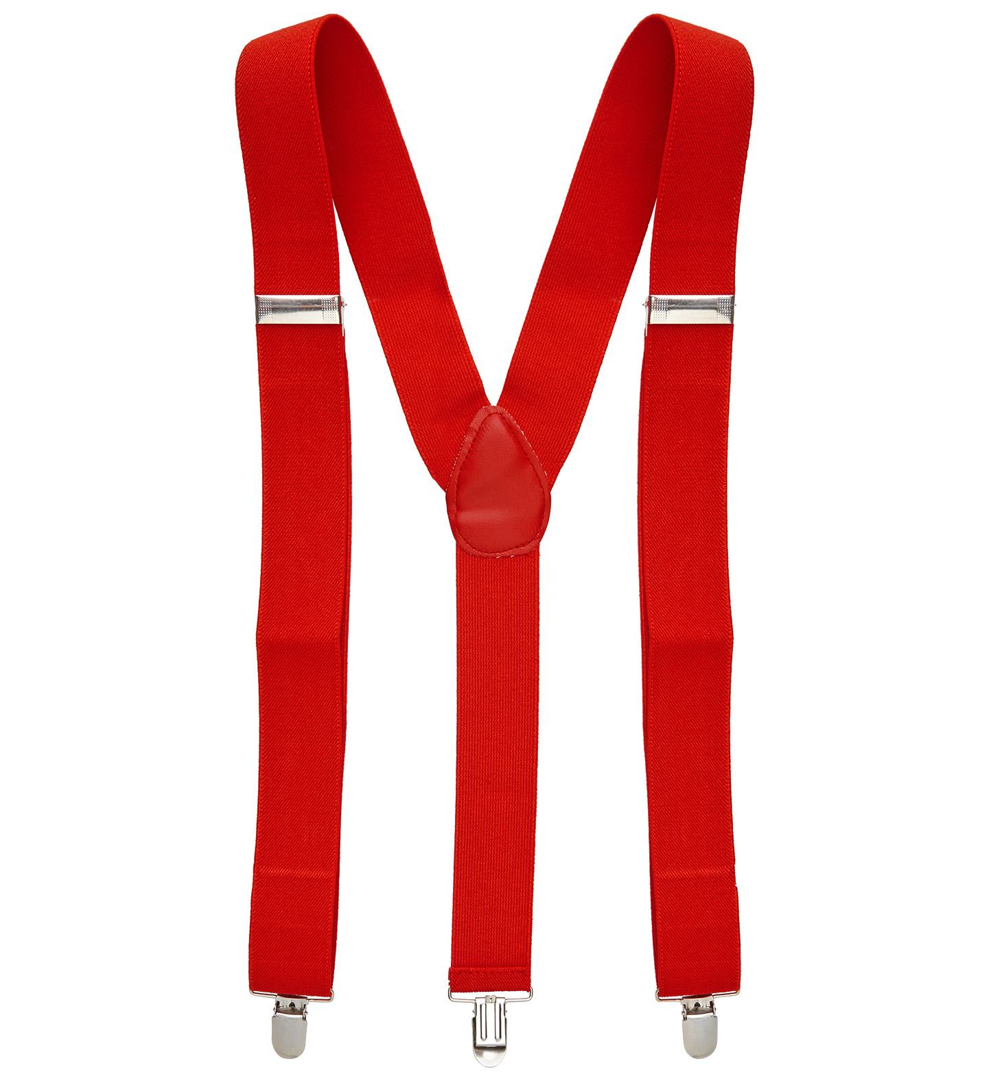 Bretelles De Pantalon De Noël Rouges Réglables Pour Homme - Accessoire Déguisement Père Noël Ou Fêtes - Style Festif Et Amusant